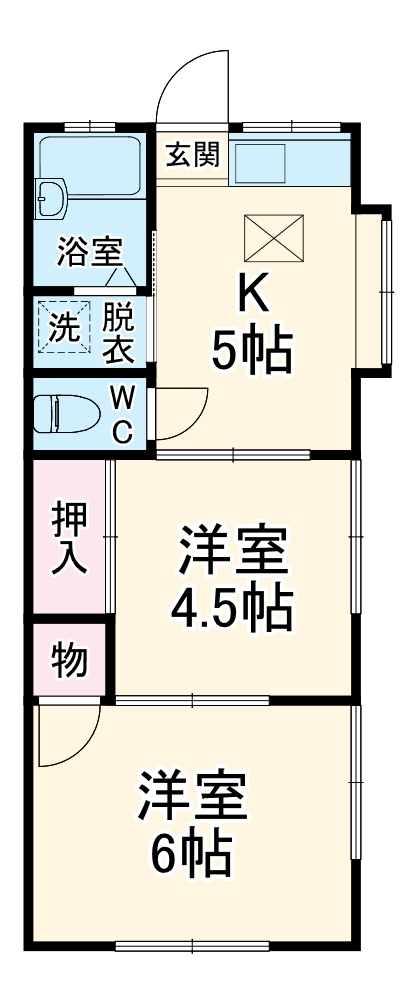 ローズハイツの間取り