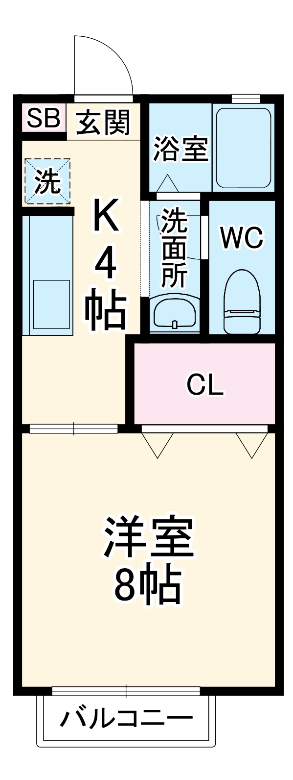 タウンハウスAの間取り