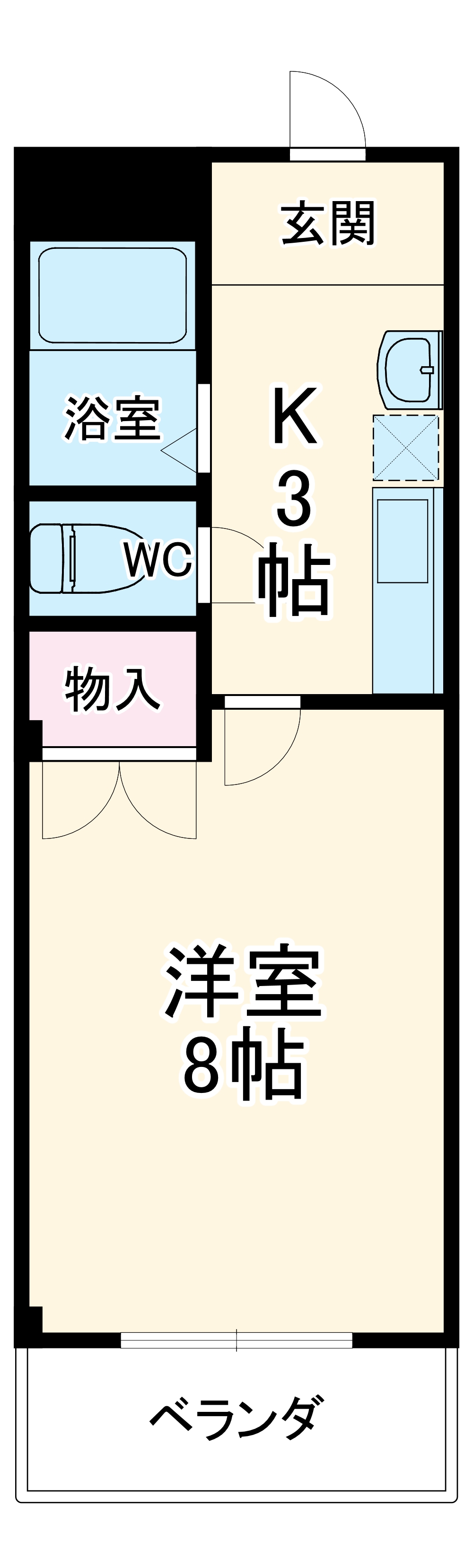 メゾン牧の里の間取り