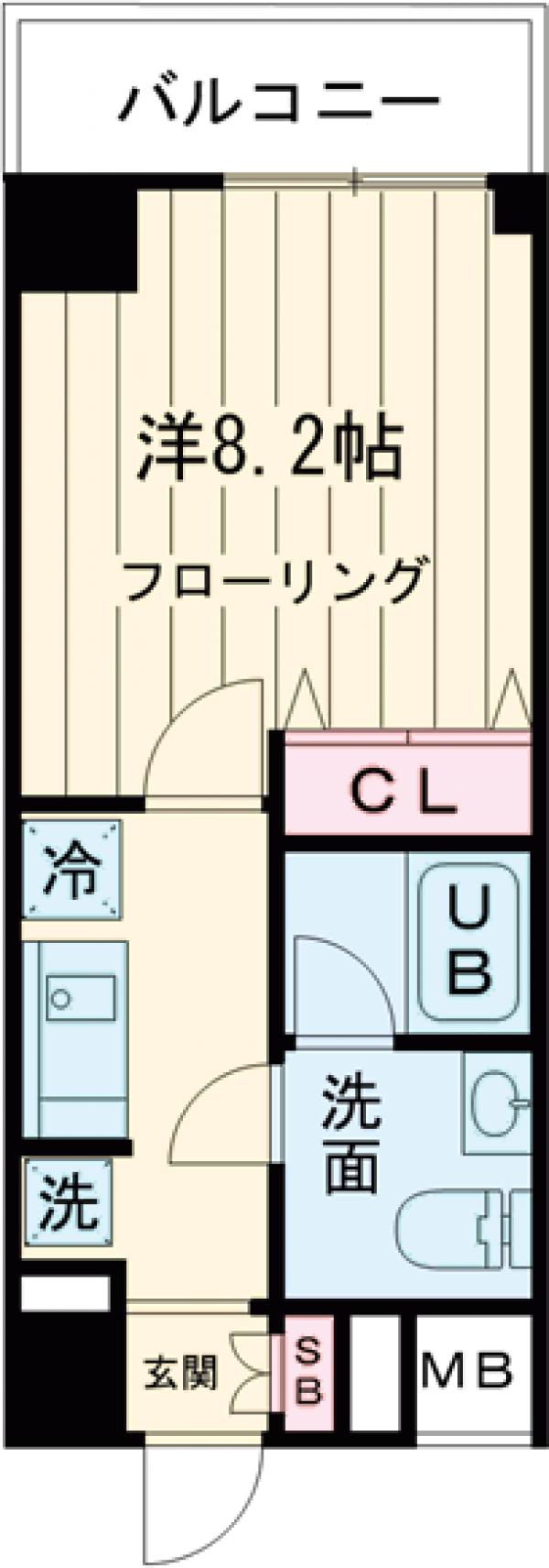 レジディア桜上水の間取り