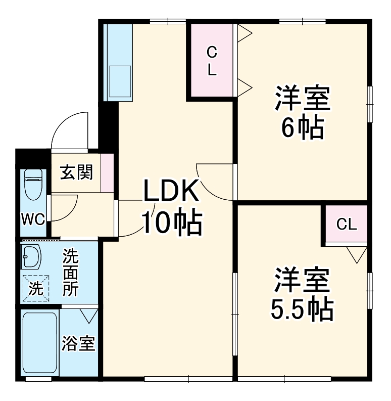 スカイハイムの間取り
