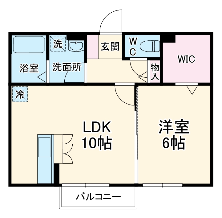コトー飛地Aの間取り
