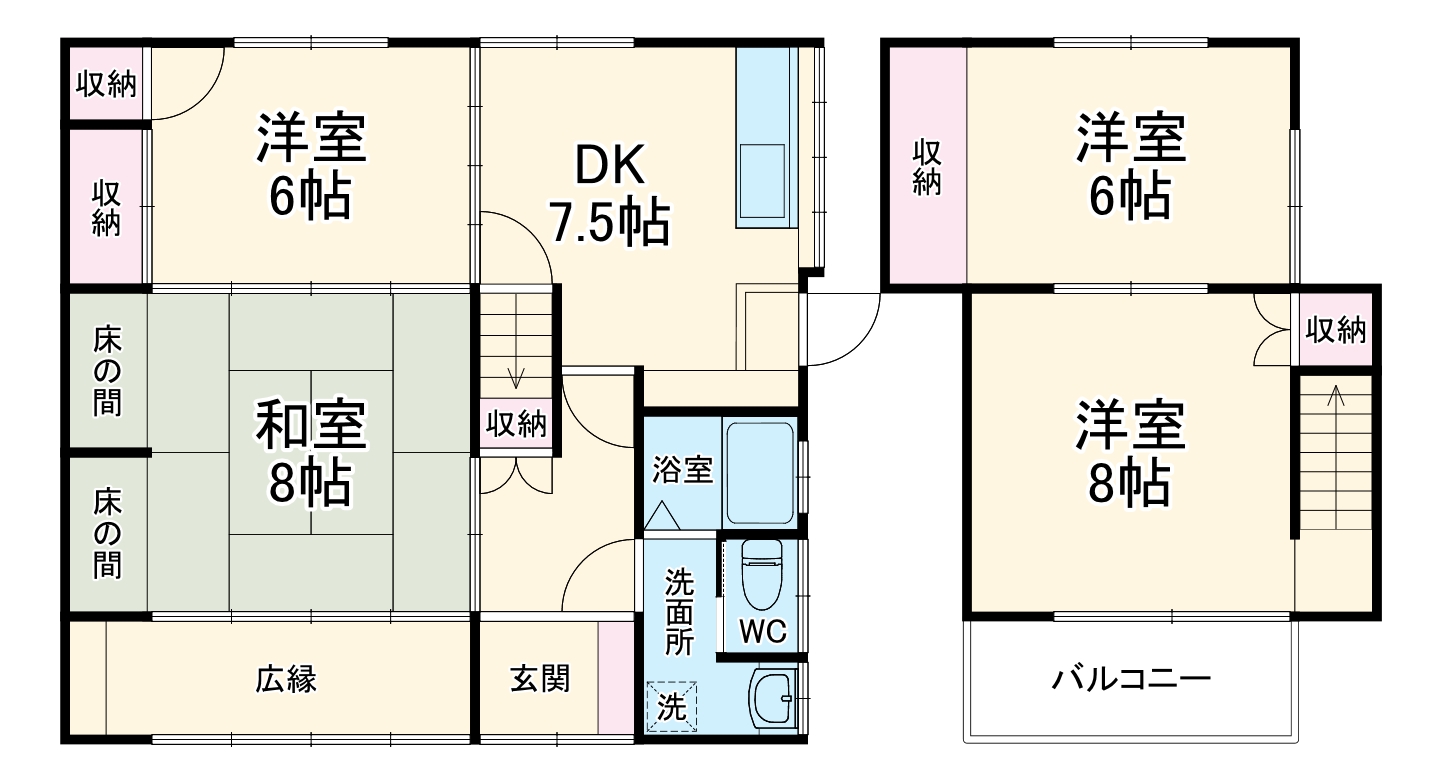 神ヶ谷町戸建の間取り
