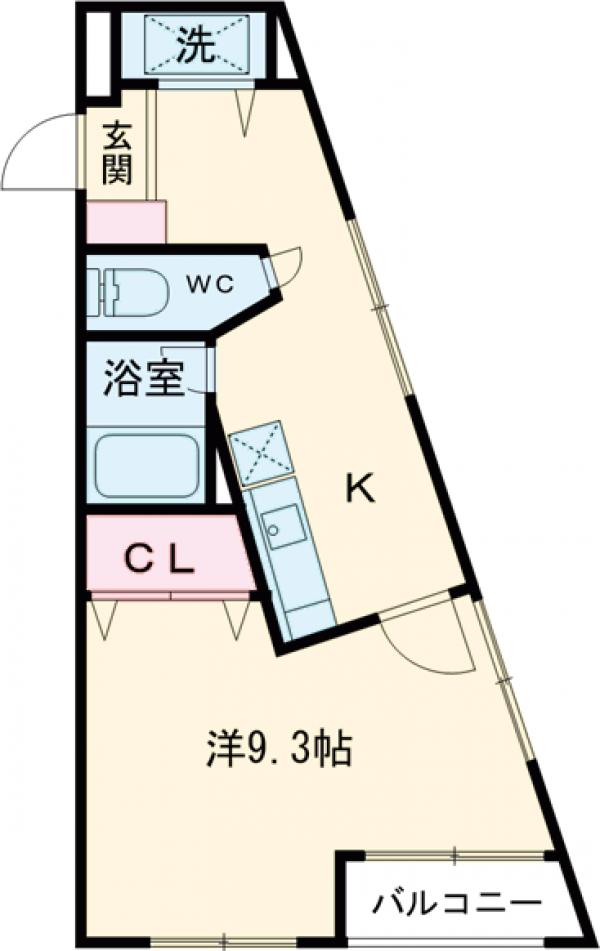 ラルゴ西早稲田の間取り