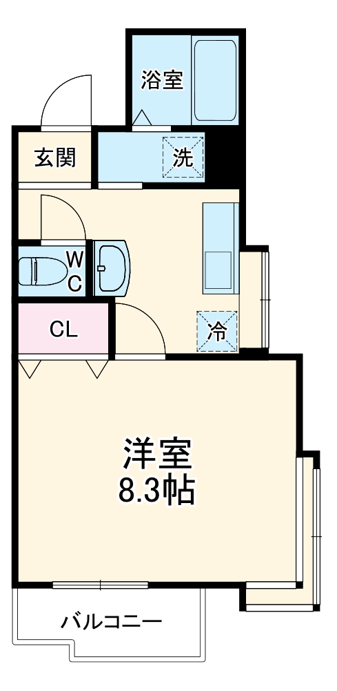 スタスィオン一社の間取り