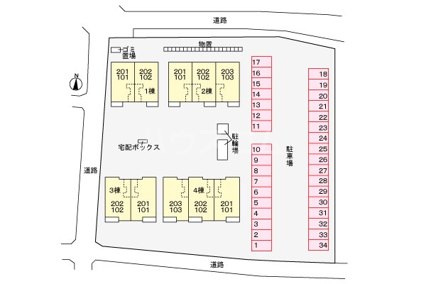 15/16 駐車場