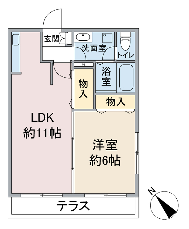 ブルーガーデンの間取り