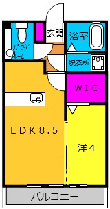 ドエル志都呂 Bの間取り