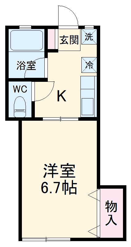 ビューハイツの間取り
