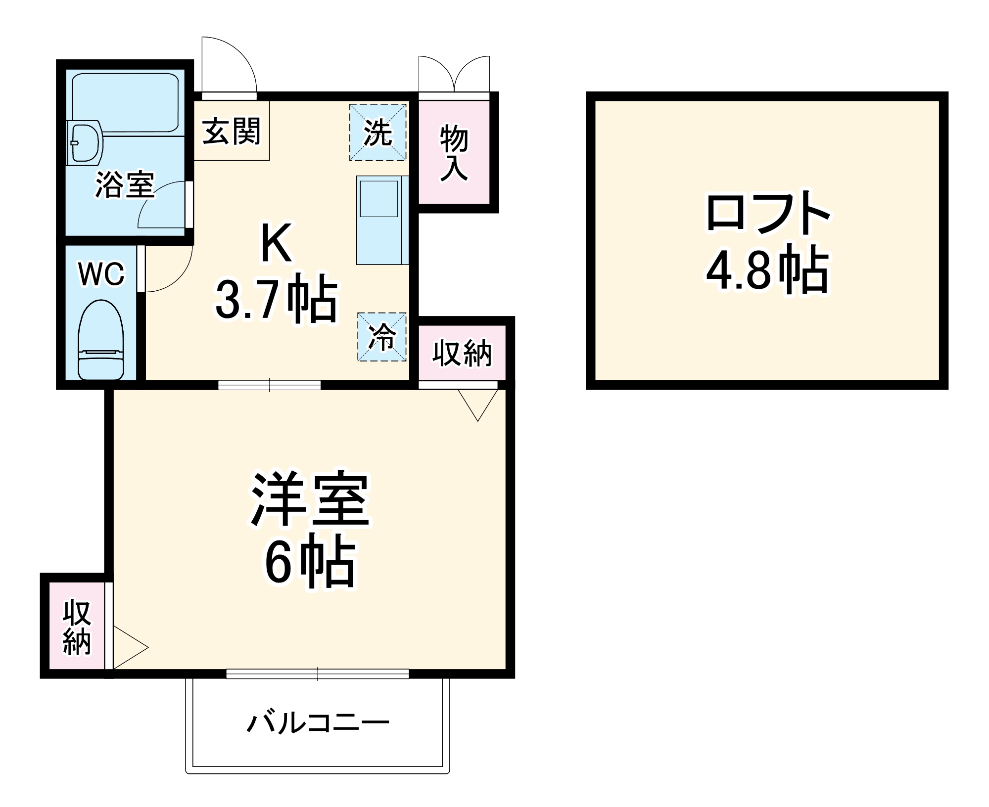 Pure Maison S&Iの間取り
