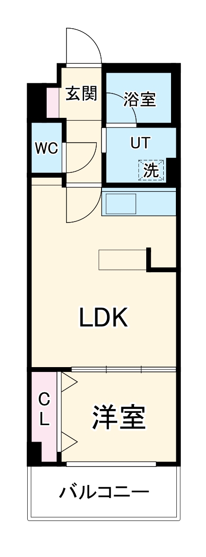 ハイリスベーネ池下の間取り
