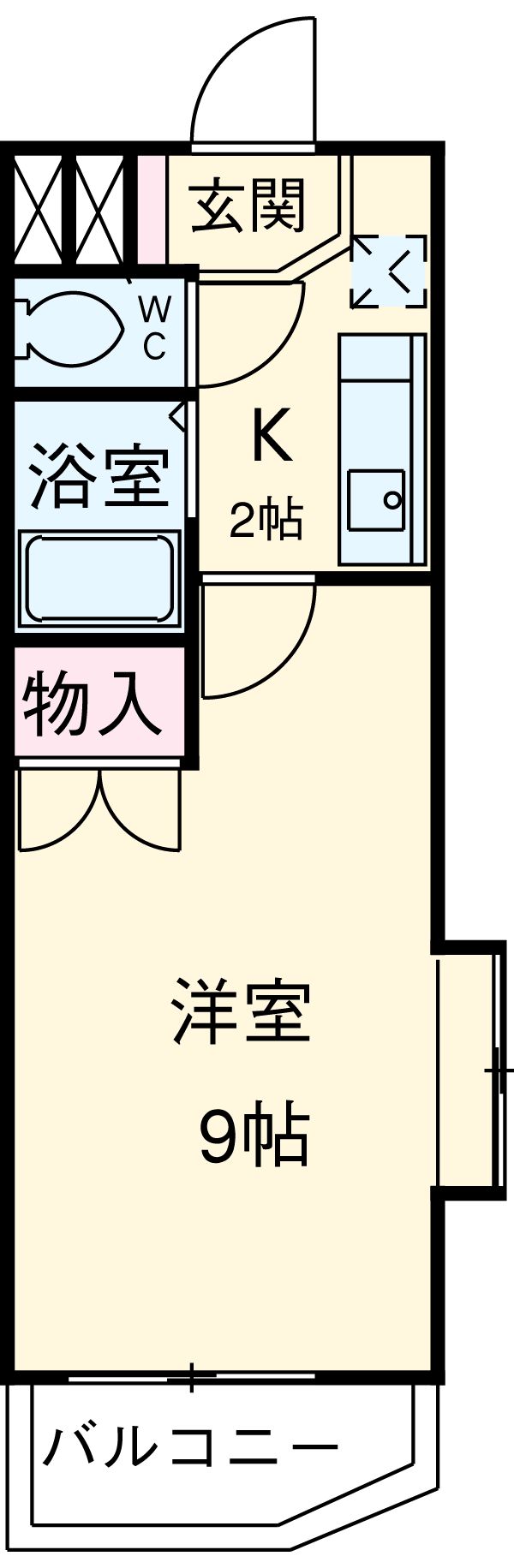 シティライフ春里の間取り