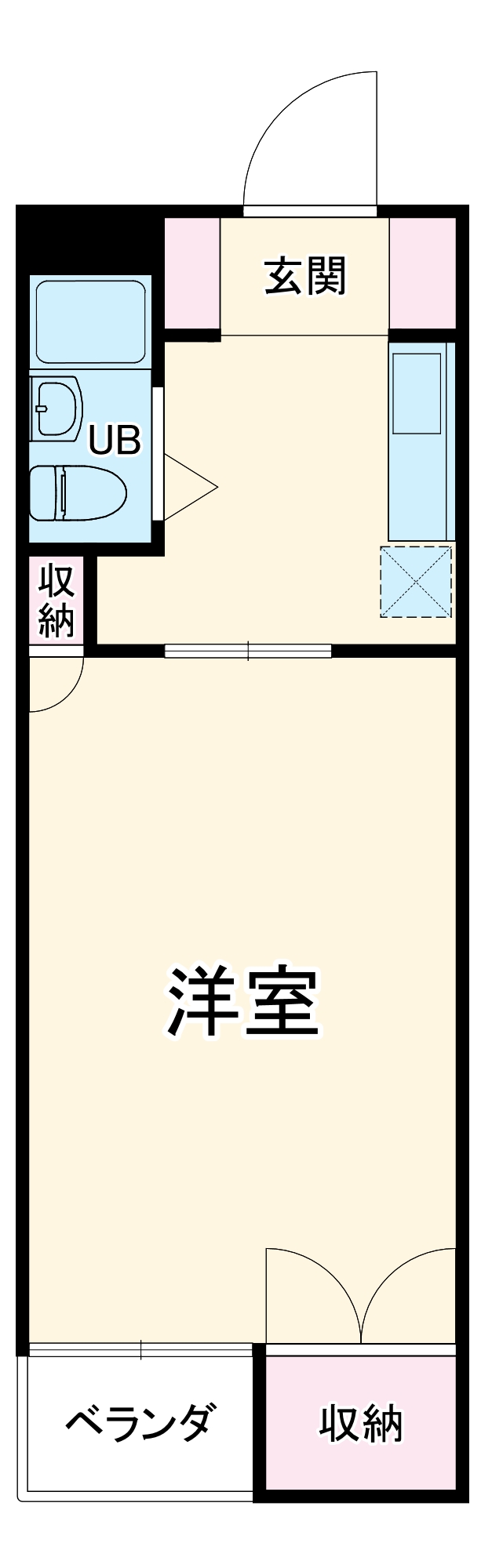 シャトー星ヶ丘の間取り