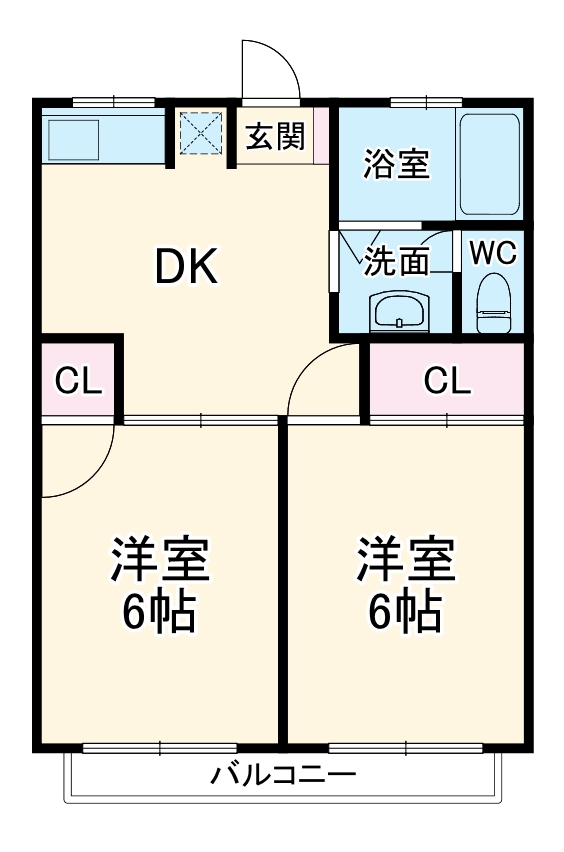 ソレイユの間取り