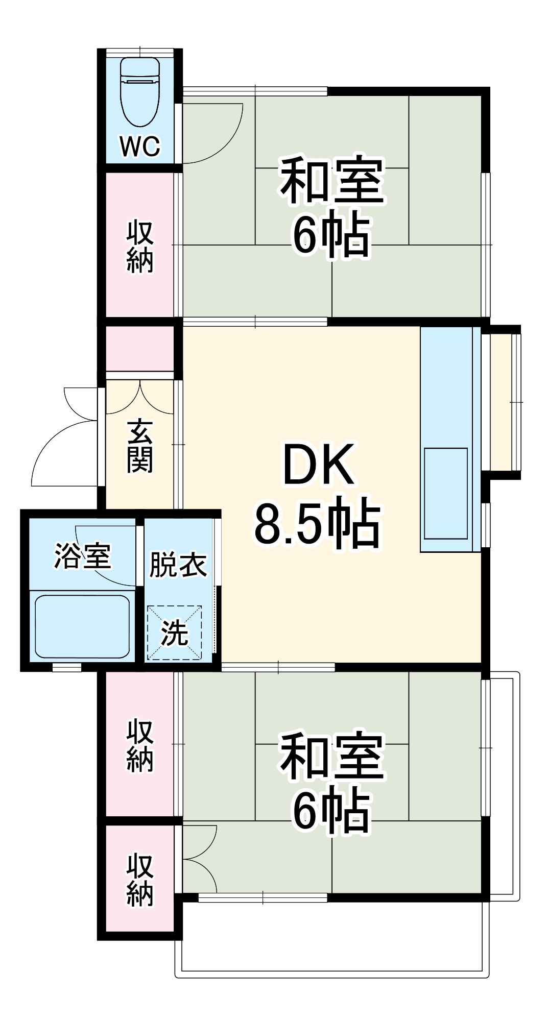 サンハイム神田の間取り