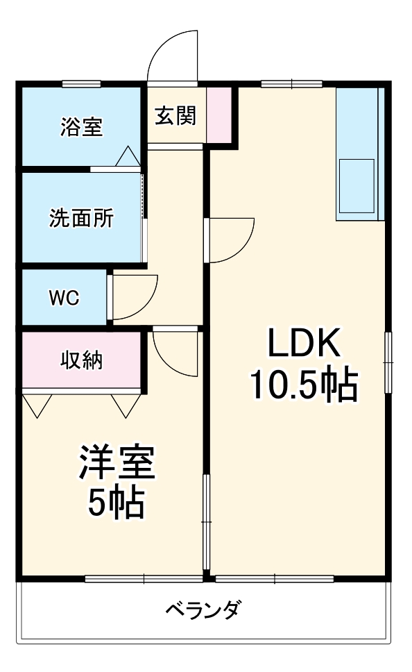 メゾンさくらBの間取り