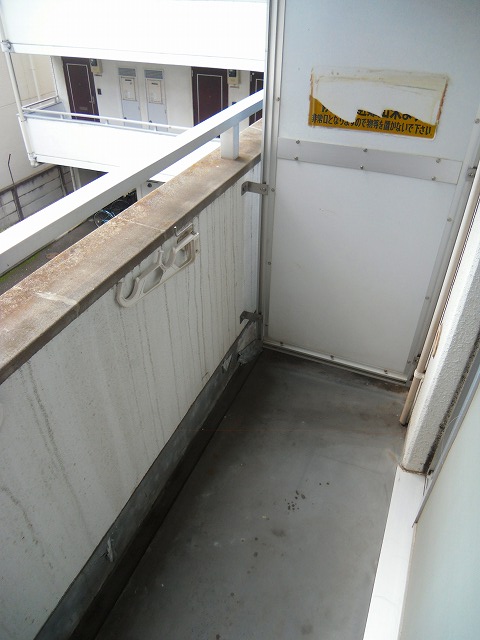 12/25 バルコニー