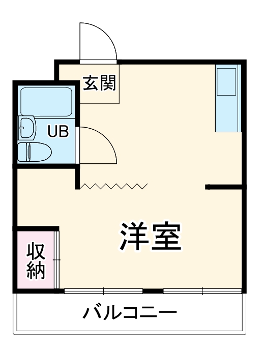 御前谷ハイツの間取り