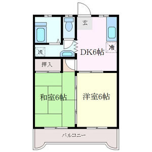 コーポ松栄の間取り