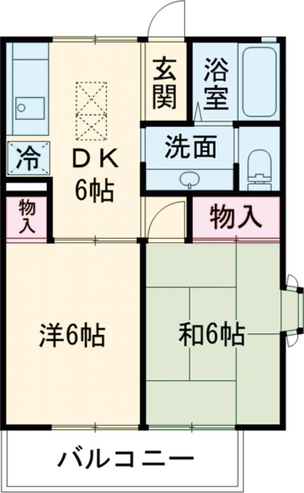 ルードルフィアタウンズの間取り