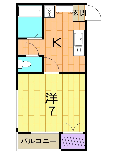 センチュリーハウスCの間取り