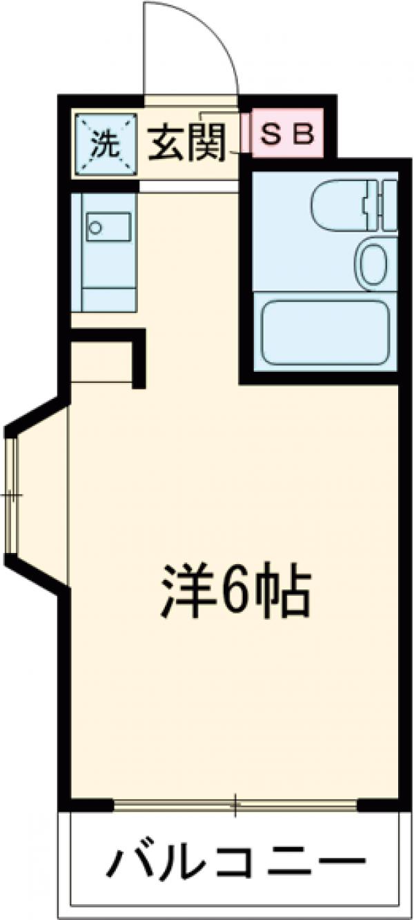 パレ・ドールお花茶屋の間取り