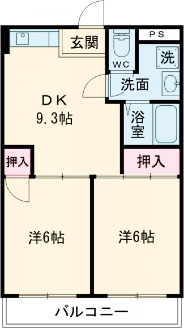 ニューライフ赤塚の間取り