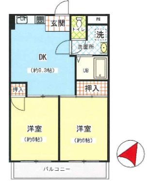ニューライフ赤塚の間取り