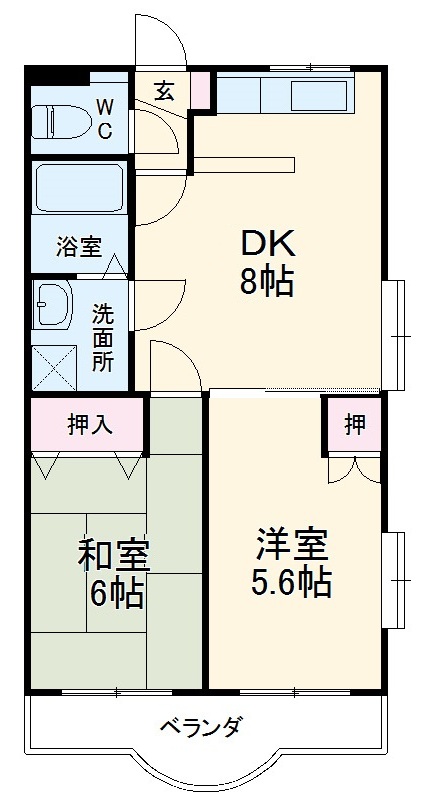 ブリリアントⅡの間取り