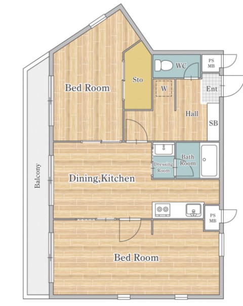 ヴィエンベニードの間取り