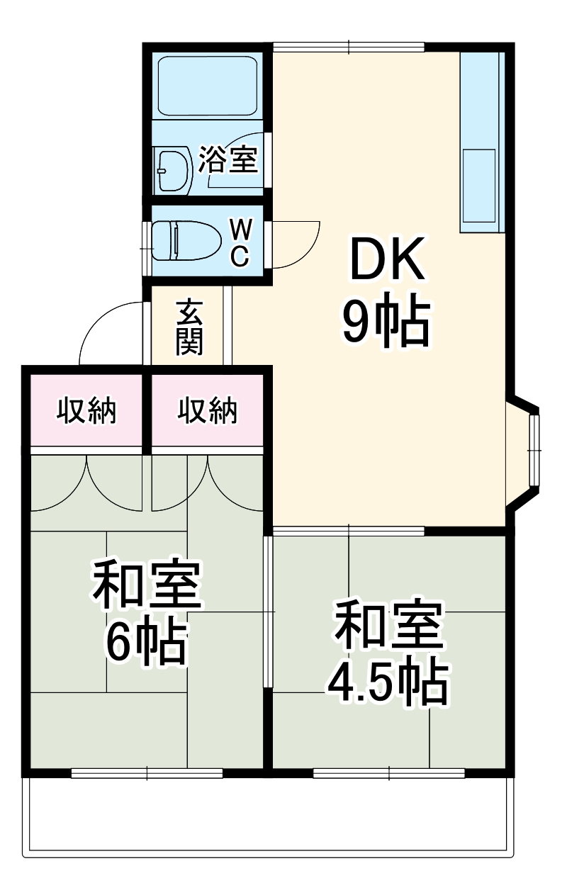 ハイツ ラメールの間取り