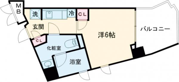 レジディア目白Ⅱの間取り