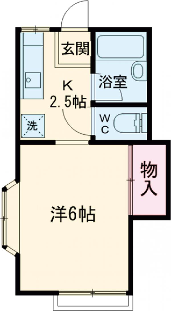 第1シャンポールフジの間取り