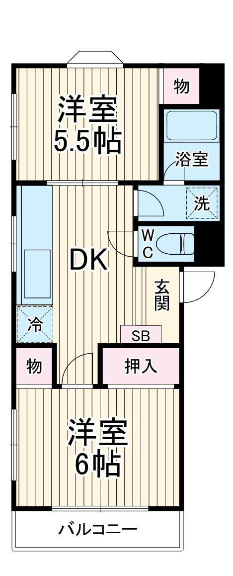 笹岡ビルの間取り
