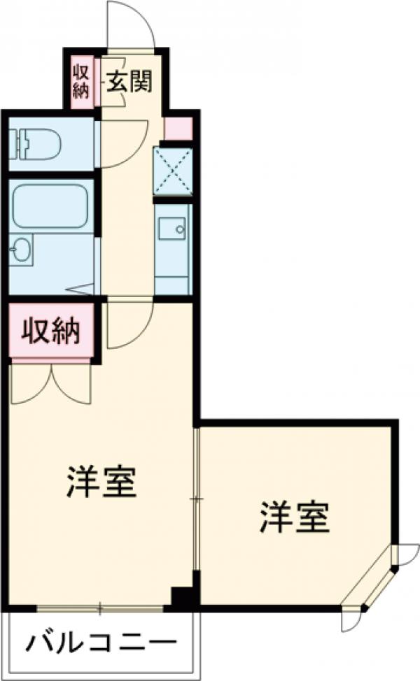 三園さえぐさマンションの間取り