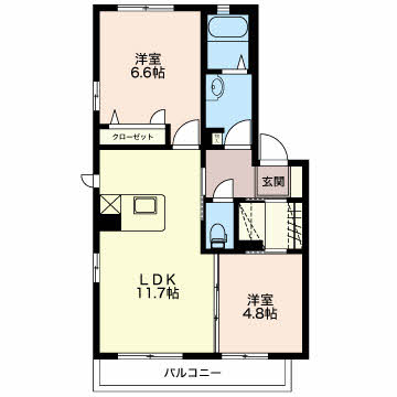 サウスバレーBの間取り