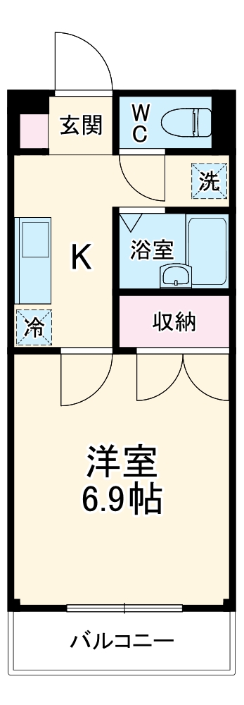 アムールエスポワール浅井の間取り