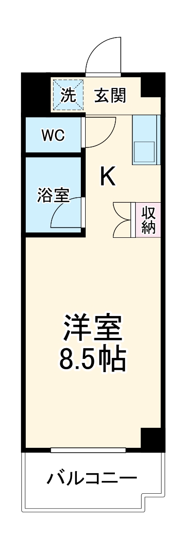 アムール虹ヶ丘の間取り