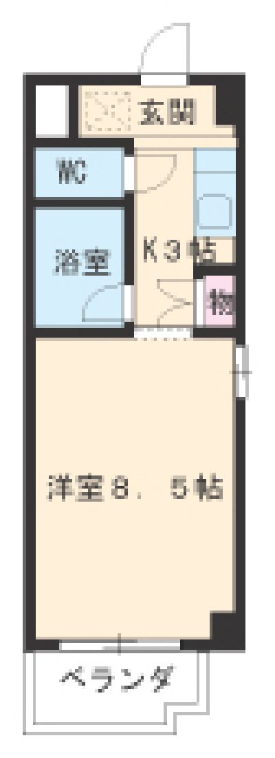 アムール虹ヶ丘の間取り