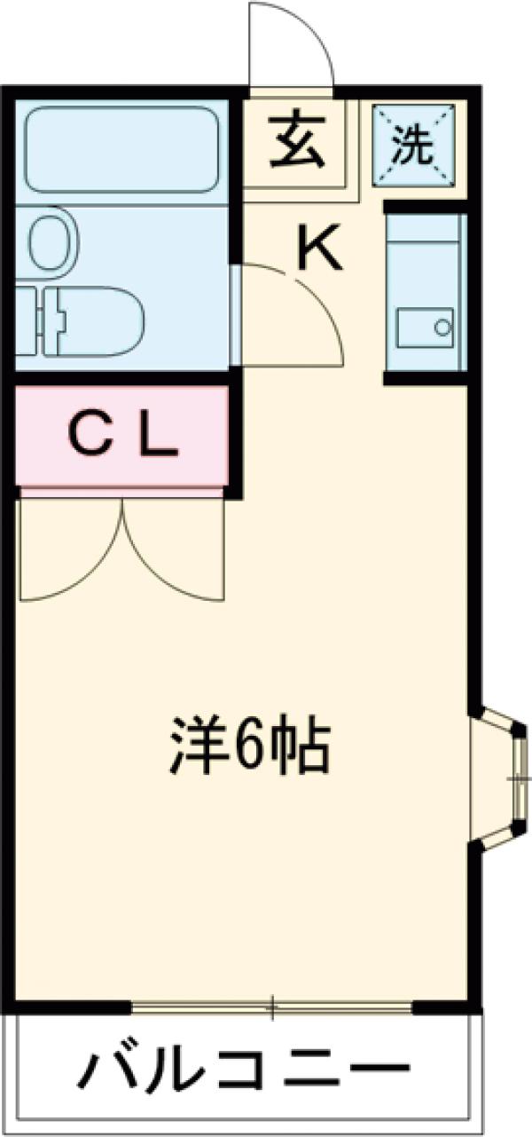 荻野コーポの間取り