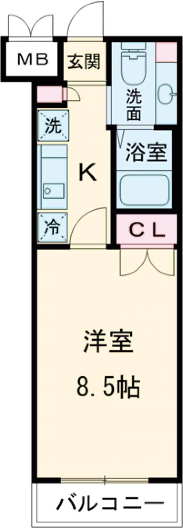 ル・ボワ平和台の間取り