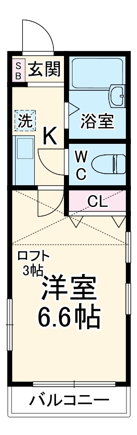 グランメールⅡの間取り