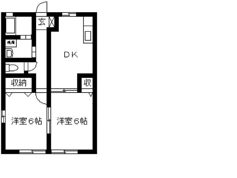 スタジオーネの間取り