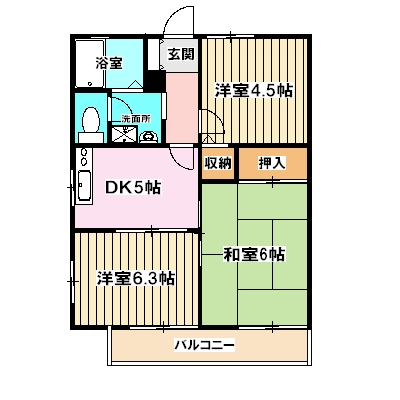 アムール宮久保の間取り