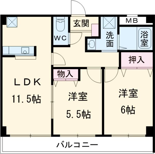 ウィル猫洞の間取り