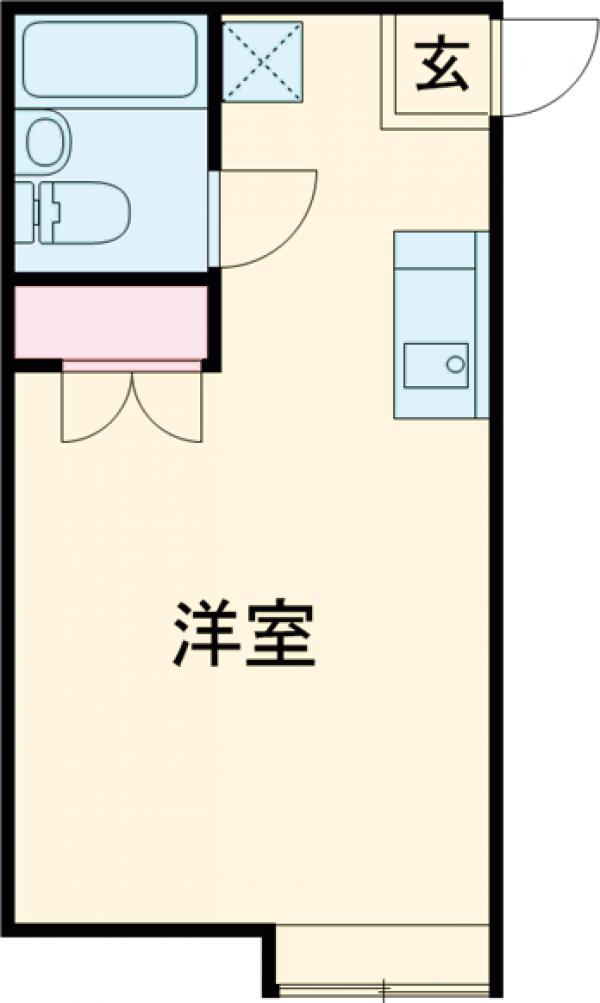 コーポ大倉・205号室の間取り