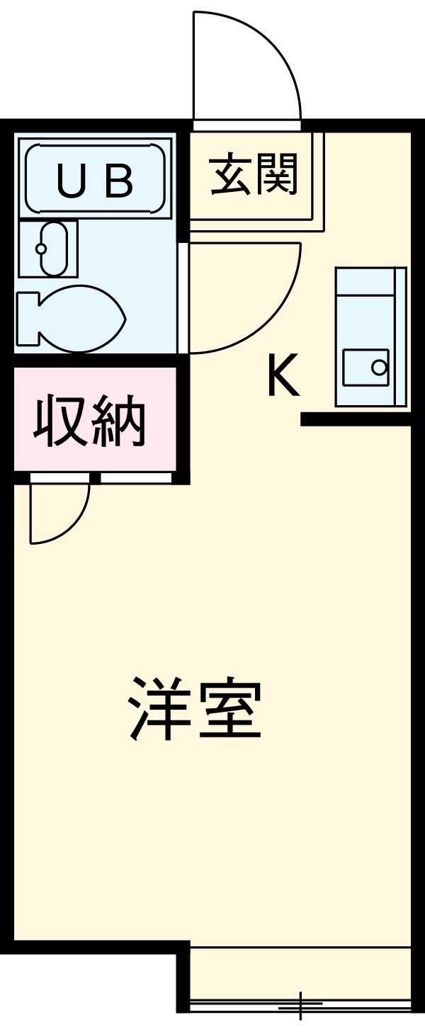 キャピタル中川Aの間取り