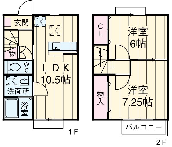 PETIT ETOILE Bの間取り