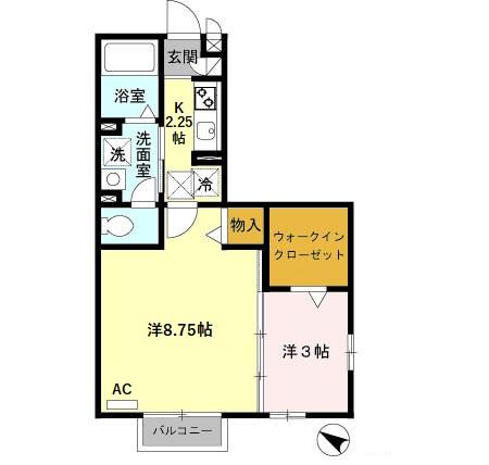メイプルスタジオの間取り