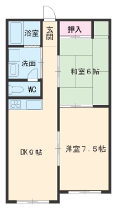 パークサイド扇の間取り